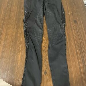 Esprit Black Lace Detail Breeches